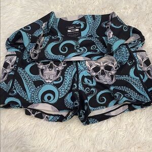 Constantly Varied Gear Black and Blue Skull Athletic Shorts